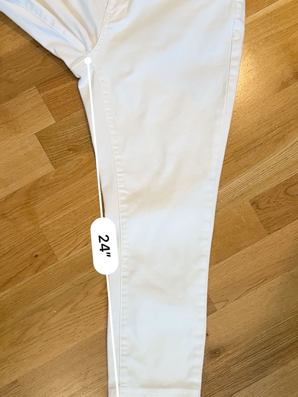 CHARLIE B White Straight-Leg Denim Pants - Picture 8 of 11